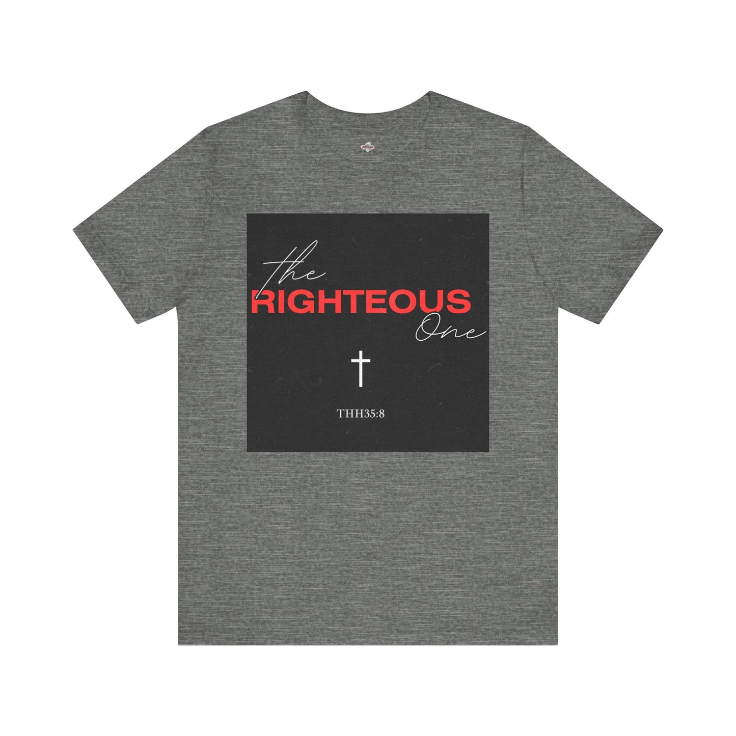Faith-Inspired Unisex T-Shirt - The Righteous One Tee, Religious Apparel, Casual Wear, Christian Gift, Daily Motivation