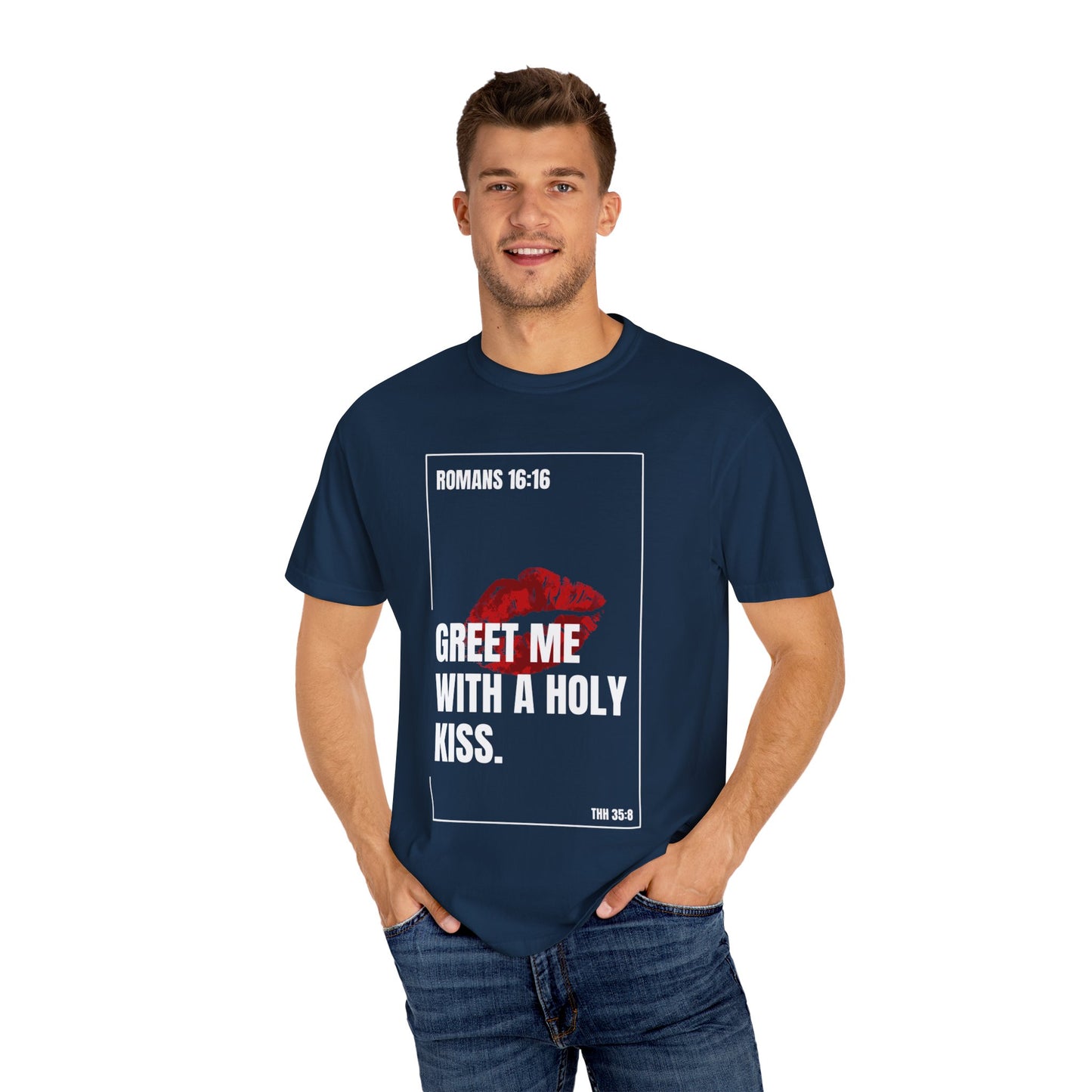 Kiss-Print Unisex T-Shirt, Casual Wear, Gift for Her, Valentine’s Day, Fashion Tee, Soft Cotton Shirt, Everyday Style