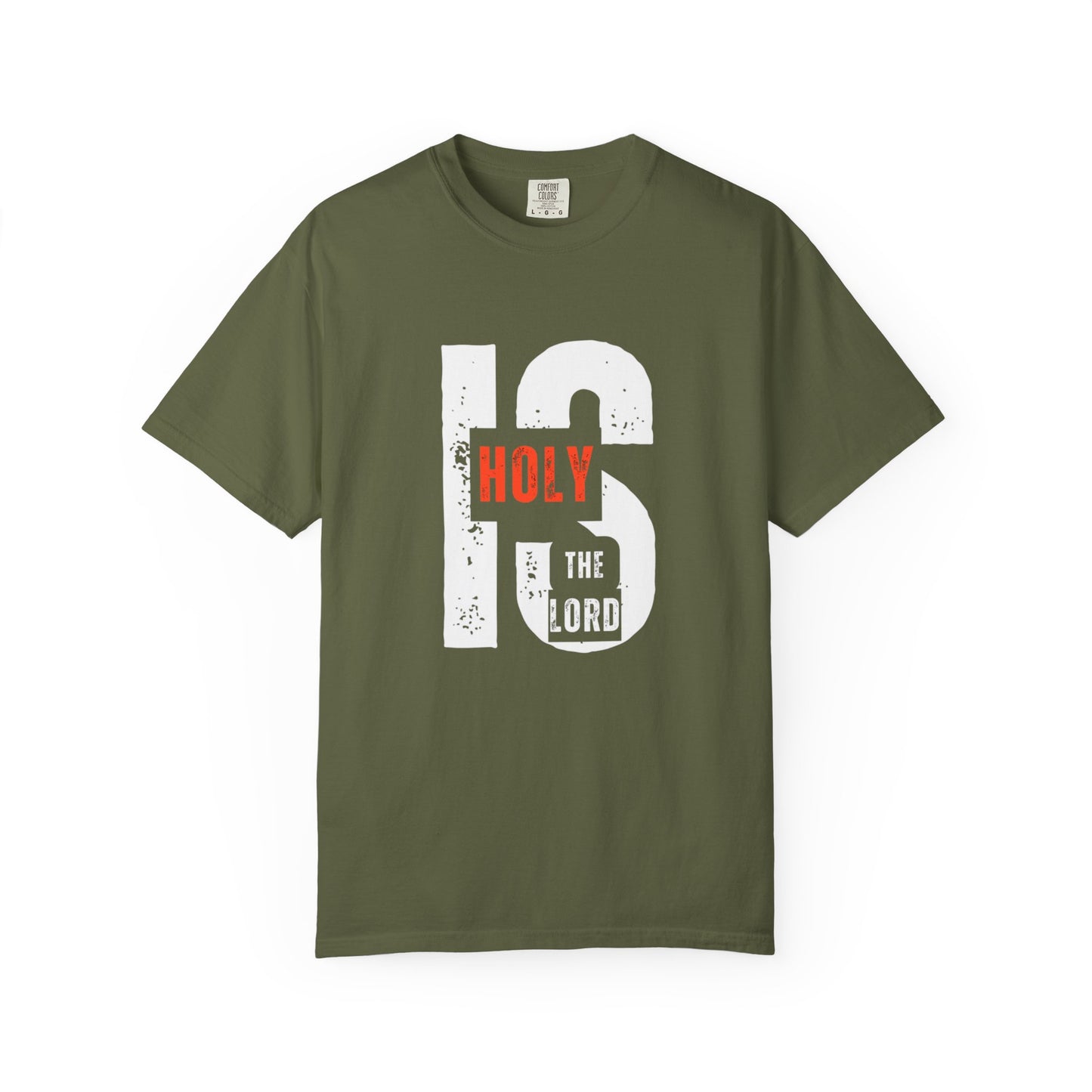 Christian Inspirational T-Shirt - Holy is the Lord, Faith Apparel, Unisex Gift for Believers, Sunday Service Wear, Casual Christian Outfit