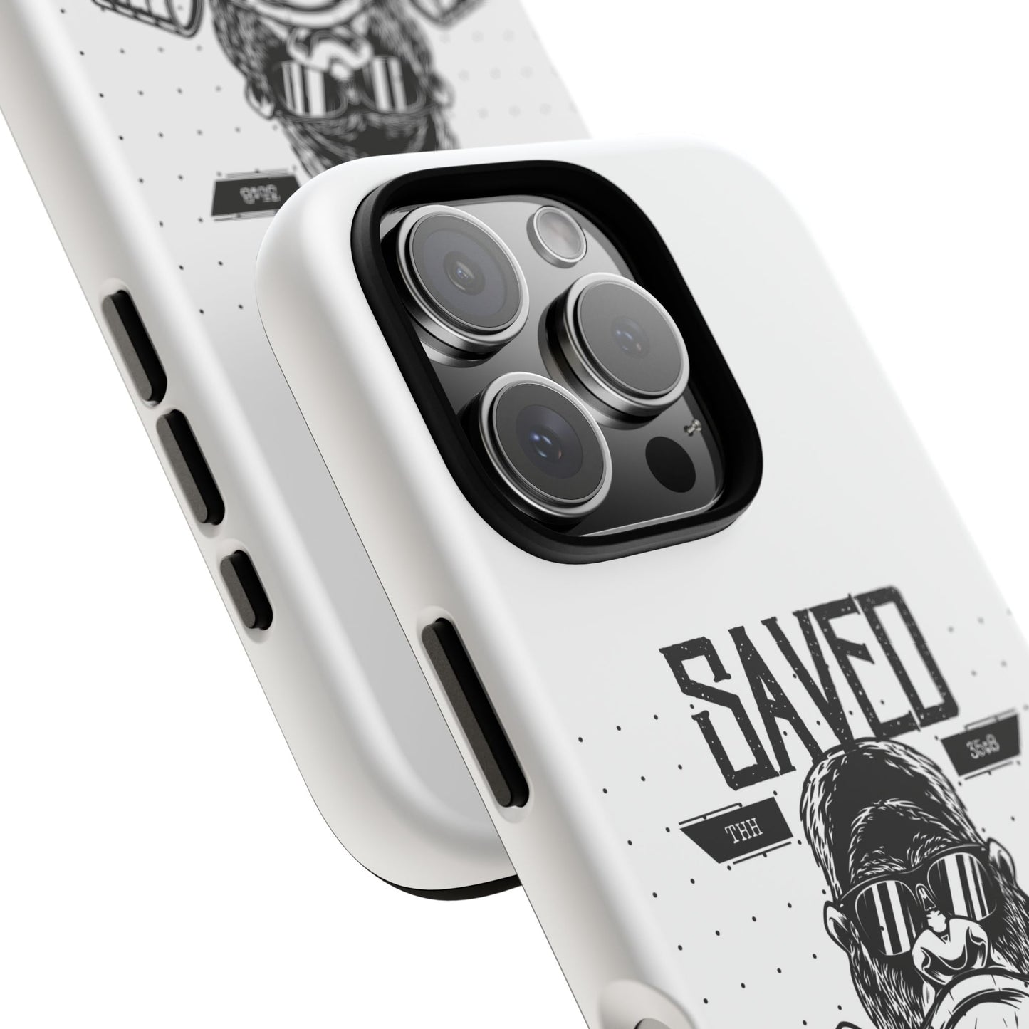 Tough Cases - Heavy Duty Phone Case for Fitness Lovers, Gym Accessories, Workout Gifts, Saved by Lift Design, Tough Armor