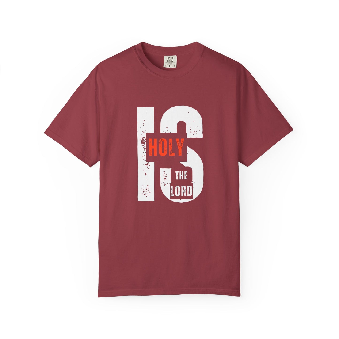Christian Inspirational T-Shirt - Holy is the Lord, Faith Apparel, Unisex Gift for Believers, Sunday Service Wear, Casual Christian Outfit