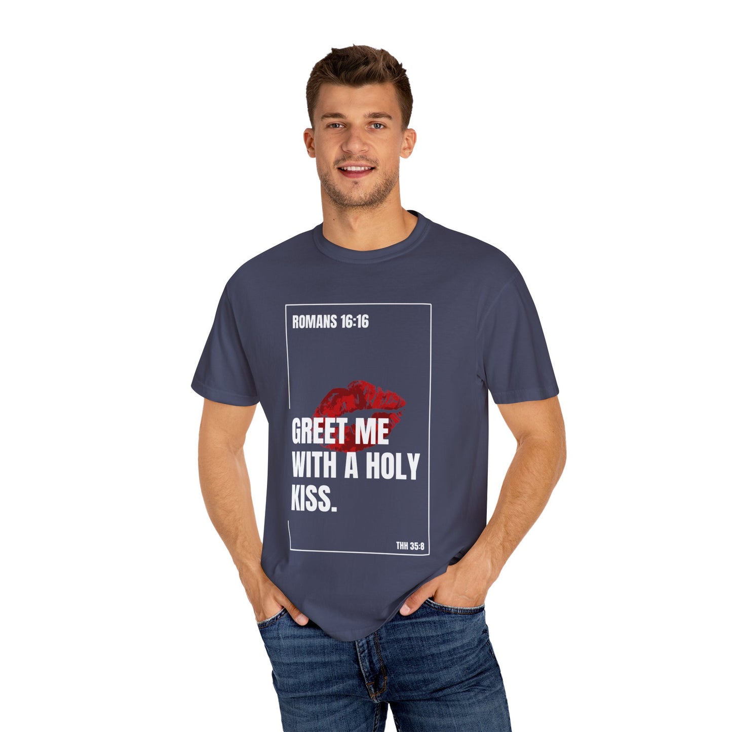 Kiss-Print Unisex T-Shirt, Casual Wear, Gift for Her, Valentine’s Day, Fashion Tee, Soft Cotton Shirt, Everyday Style