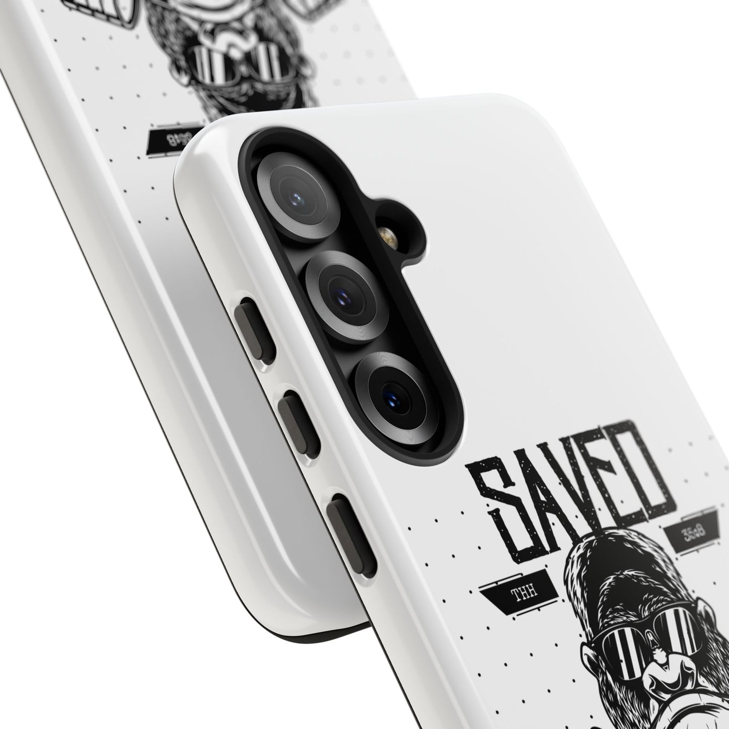 Tough Cases - Heavy Duty Phone Case for Fitness Lovers, Gym Accessories, Workout Gifts, Saved by Lift Design, Tough Armor