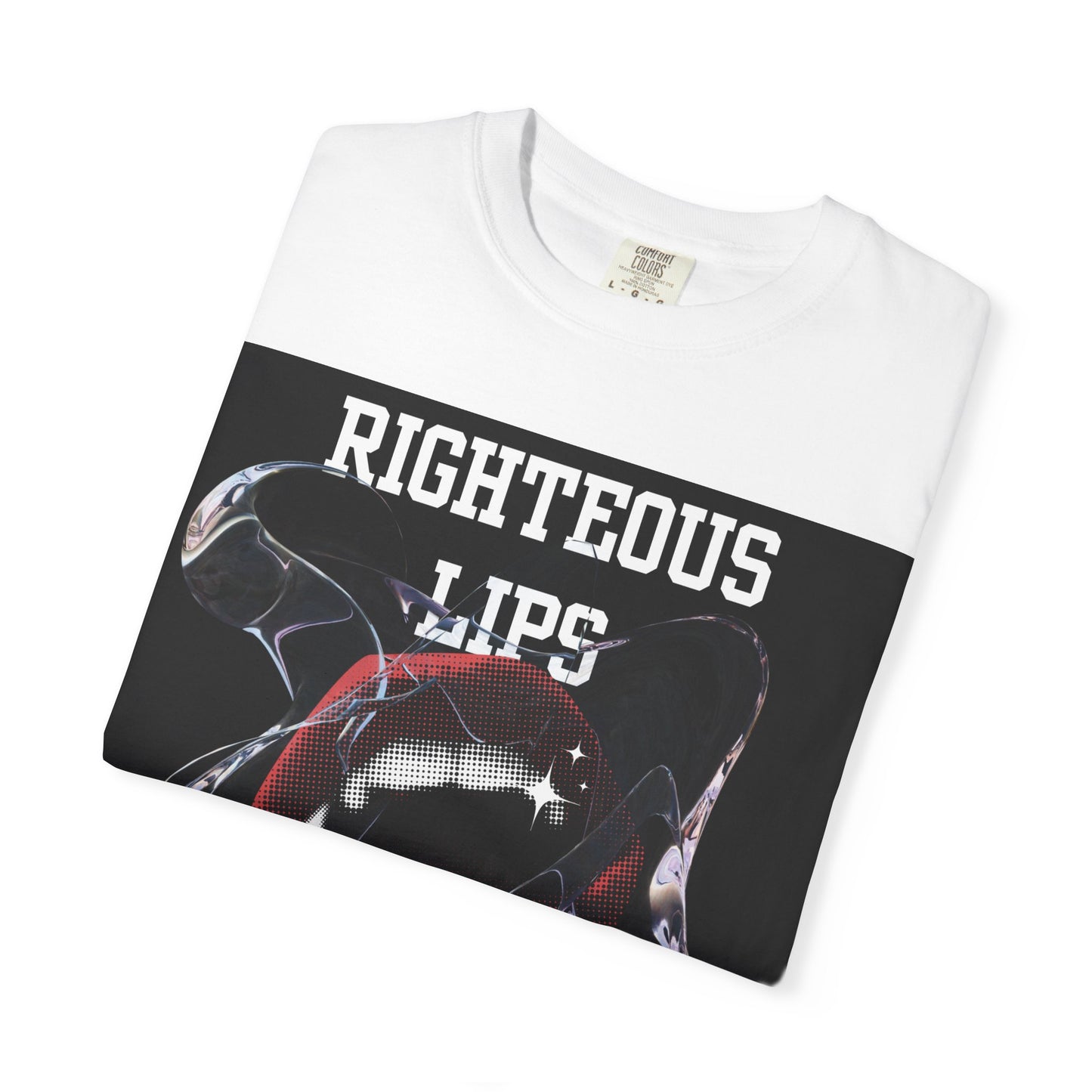 Righteous Lips Graphic T-shirt, Unisex Casual Wear, Proverbs 10:21 Tee, Christian Apparel, Gift for Faith Lovers, Everyday Style