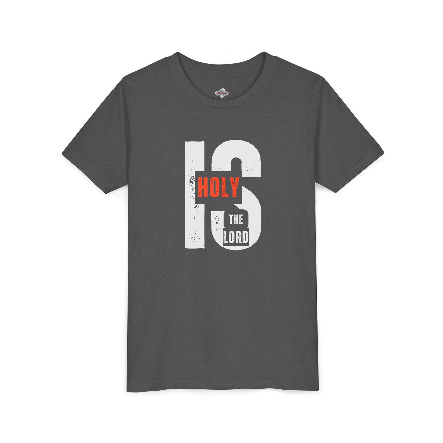 Holy is the Lord Youth Short Sleeve Tee - Faith-Based Shirt, Inspirational Gift, Christian Apparel, Youth T-Shirt, Church Outfit
