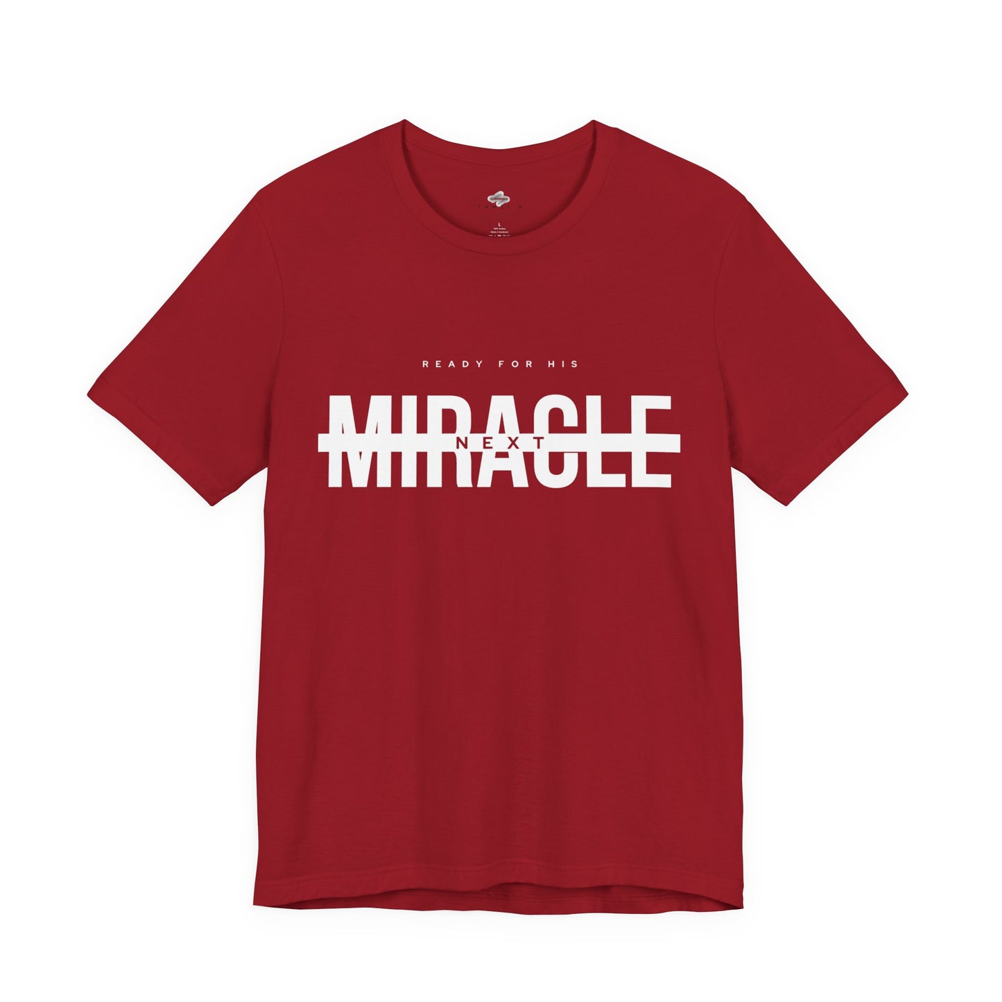 Miracle Unisex Jersey Tee, casual wear, gift for new parents, motivational shirt, soft fabric, everyday comfort