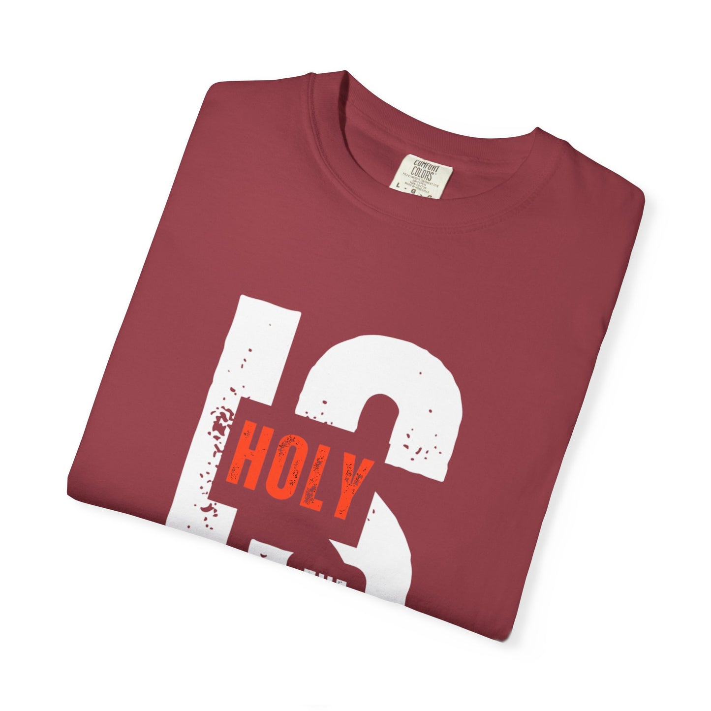 Christian Inspirational T-Shirt - Holy is the Lord, Faith Apparel, Unisex Gift for Believers, Sunday Service Wear, Casual Christian Outfit