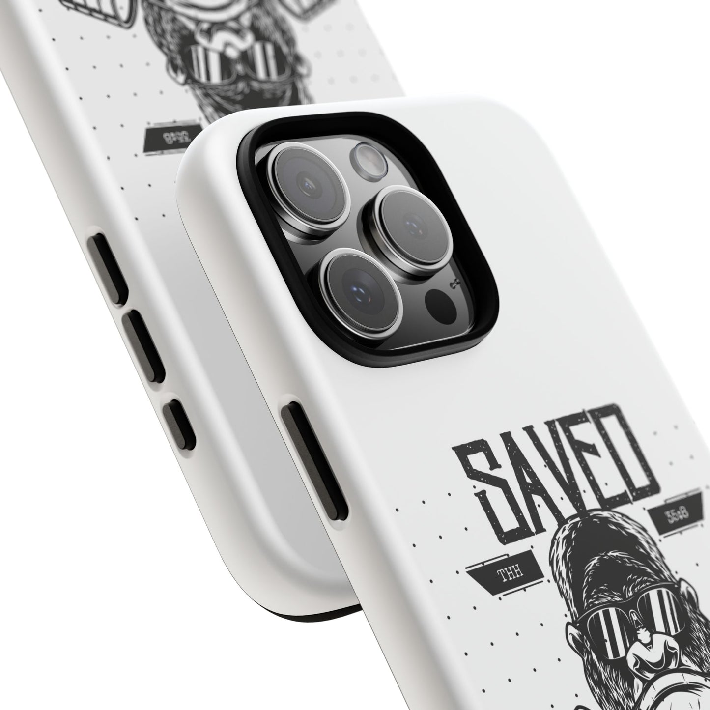 Tough Cases - Heavy Duty Phone Case for Fitness Lovers, Gym Accessories, Workout Gifts, Saved by Lift Design, Tough Armor