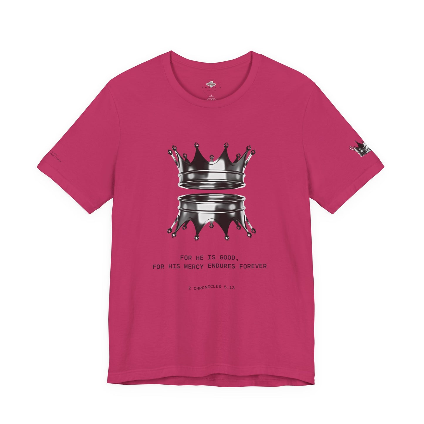 Crown Design Tee - Faith Inspired Shirt, Unisex T-Shirt, Casual Wear, Gift for Him/Her, Church Event Apparel