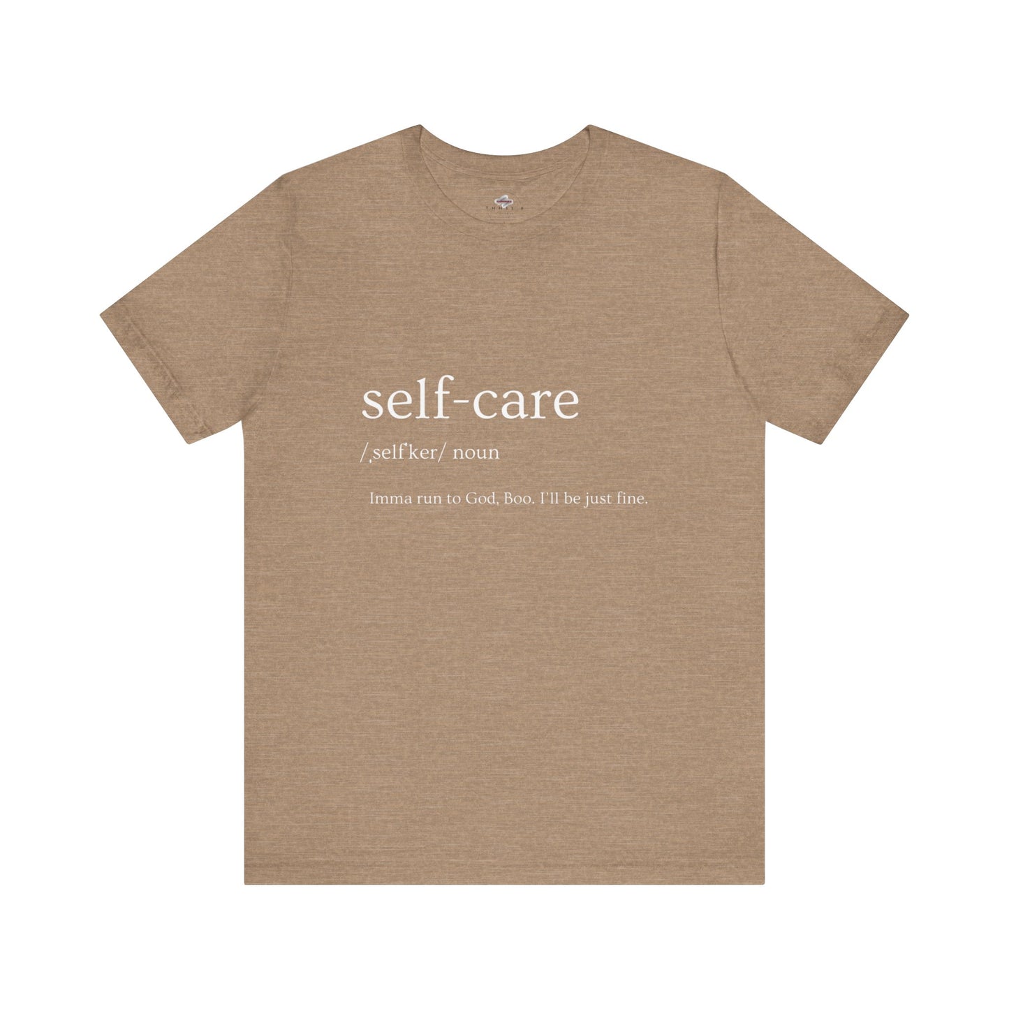 Self-Care Unisex Tee, Inspirational Shirt, Self-Love Gift, Motivational T-Shirt, Relaxation Wear, Wellness Apparel