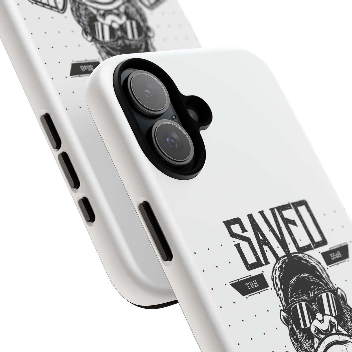 Tough Cases - Heavy Duty Phone Case for Fitness Lovers, Gym Accessories, Workout Gifts, Saved by Lift Design, Tough Armor