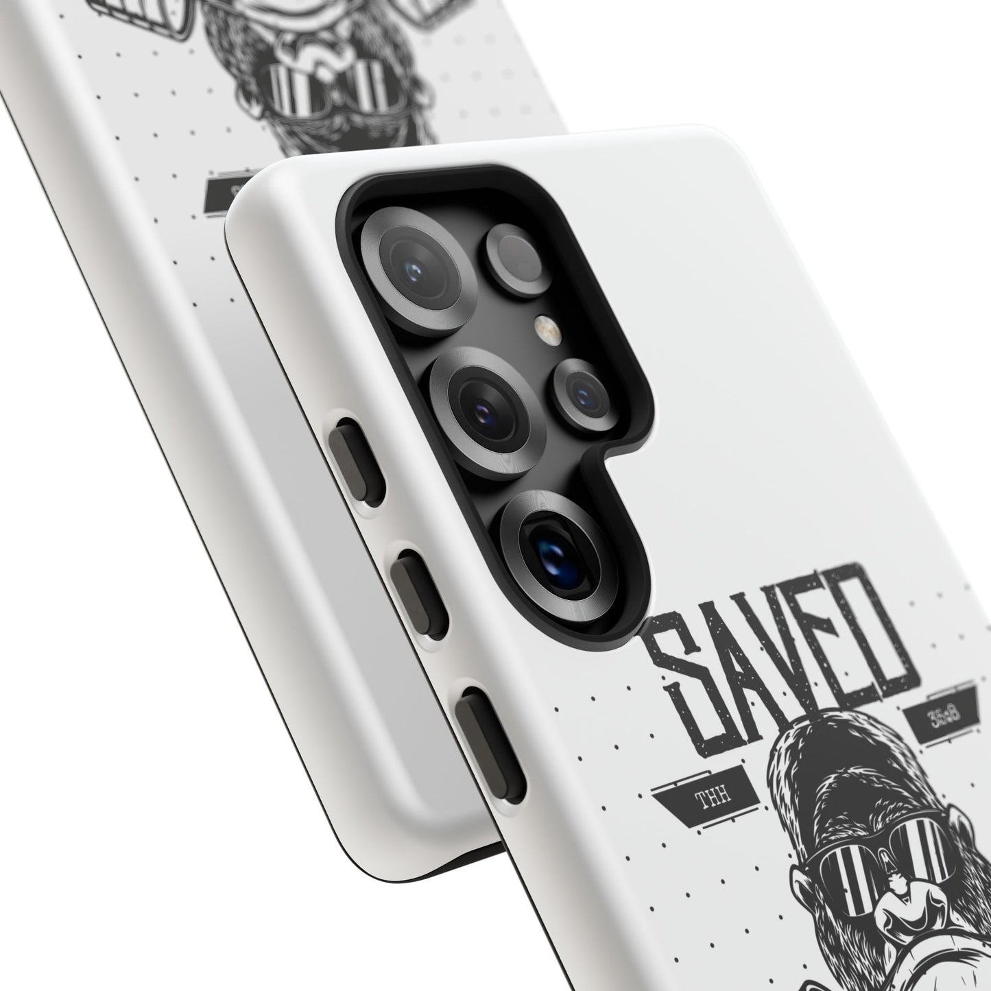 Tough Cases - Heavy Duty Phone Case for Fitness Lovers, Gym Accessories, Workout Gifts, Saved by Lift Design, Tough Armor