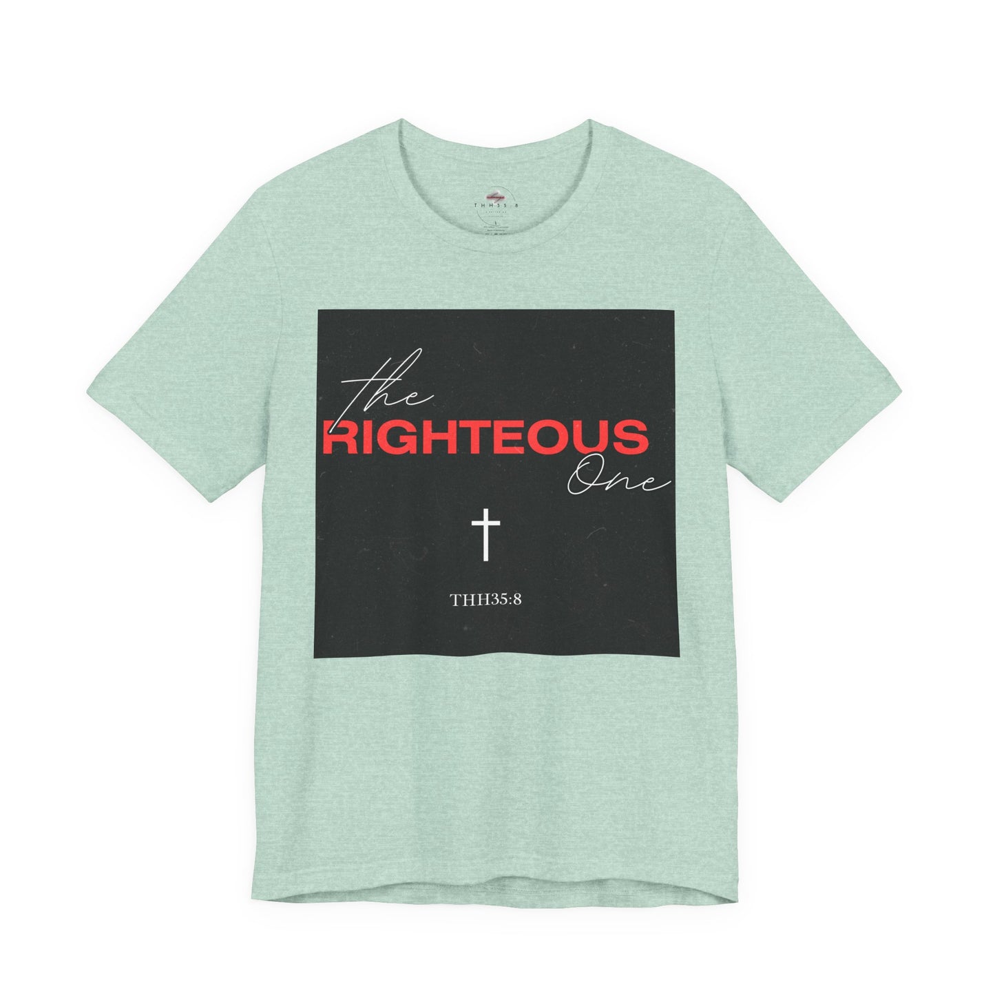 Faith-Inspired Unisex T-Shirt - The Righteous One Tee, Religious Apparel, Casual Wear, Christian Gift, Daily Motivation