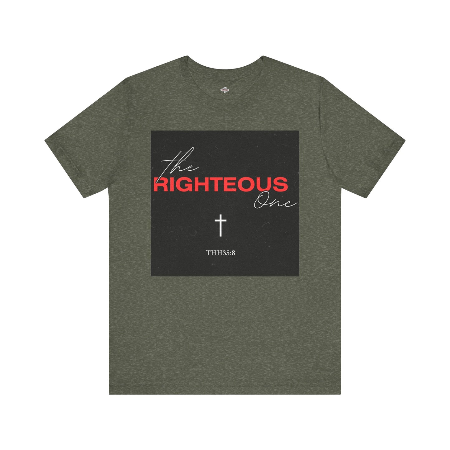 Faith-Inspired Unisex T-Shirt - The Righteous One Tee, Religious Apparel, Casual Wear, Christian Gift, Daily Motivation