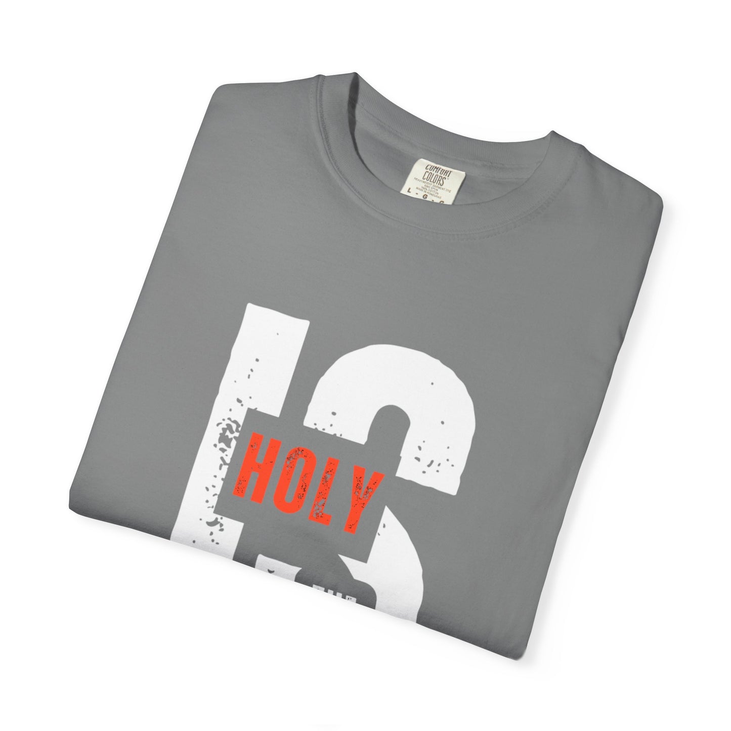 Christian Inspirational T-Shirt - Holy is the Lord, Faith Apparel, Unisex Gift for Believers, Sunday Service Wear, Casual Christian Outfit