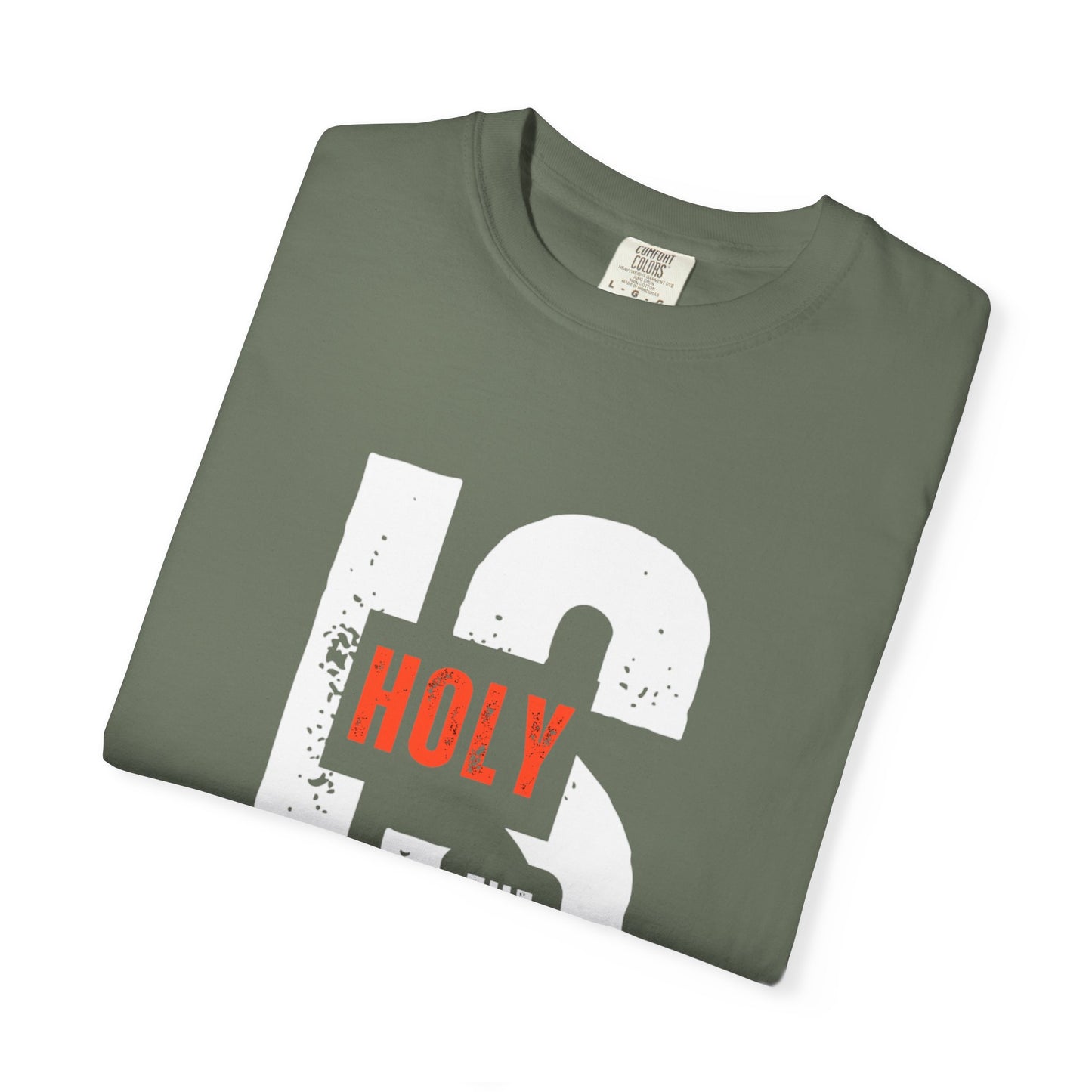 Christian Inspirational T-Shirt - Holy is the Lord, Faith Apparel, Unisex Gift for Believers, Sunday Service Wear, Casual Christian Outfit