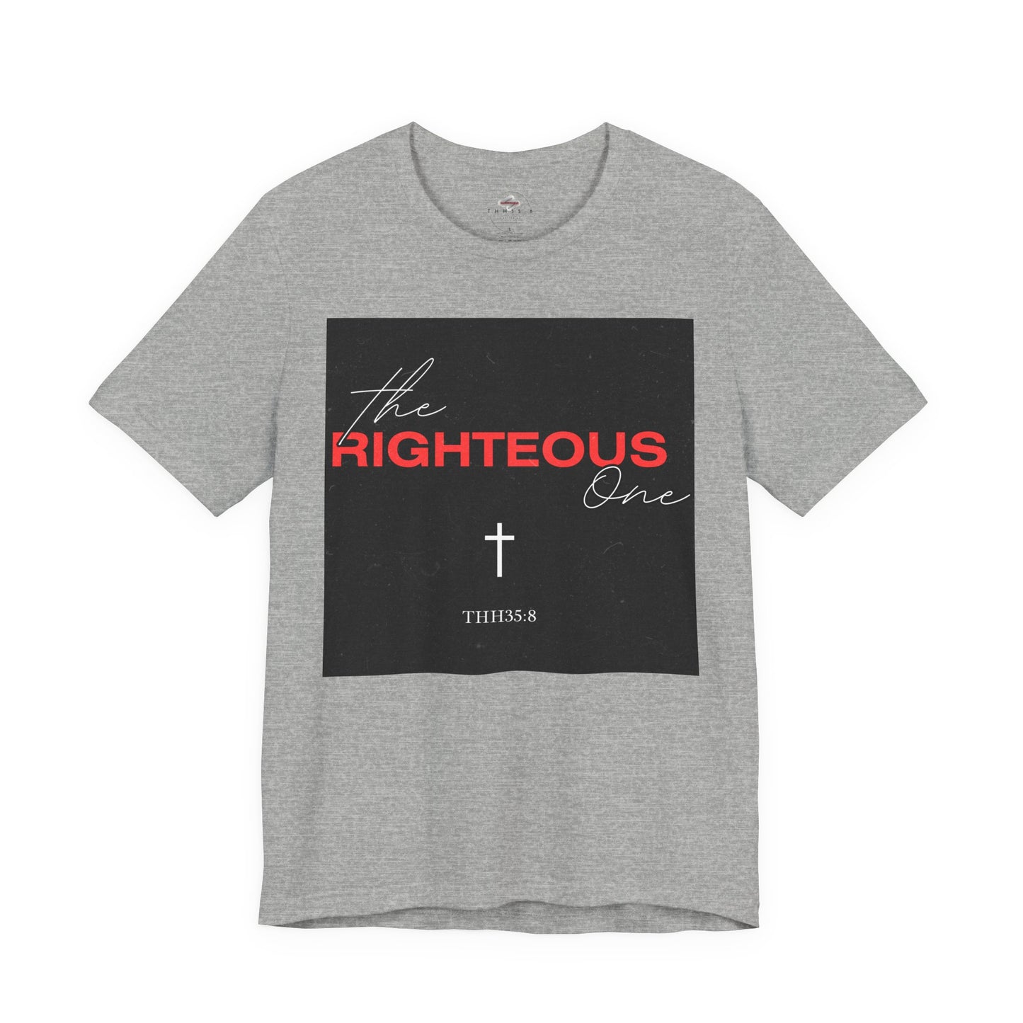 Faith-Inspired Unisex T-Shirt - The Righteous One Tee, Religious Apparel, Casual Wear, Christian Gift, Daily Motivation