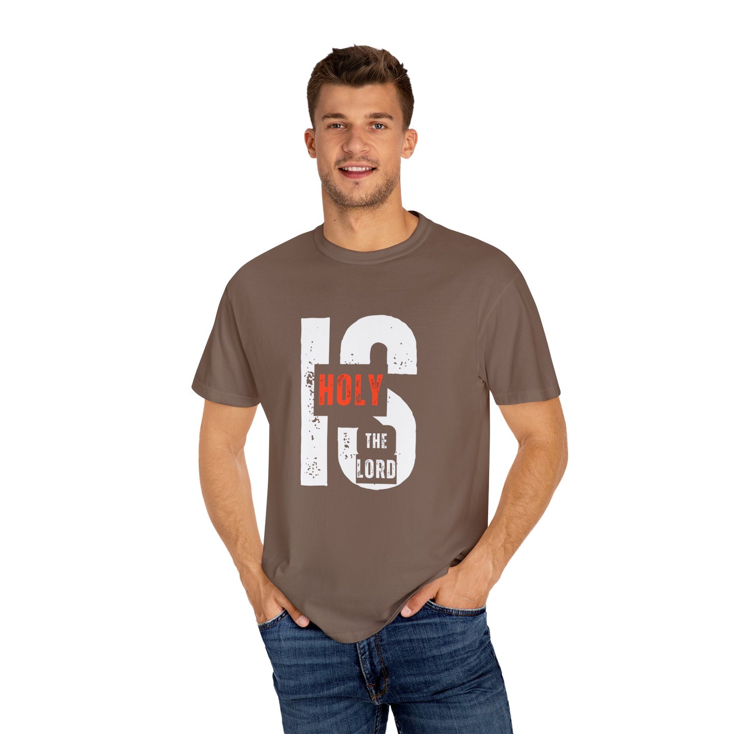 Christian Inspirational T-Shirt - Holy is the Lord, Faith Apparel, Unisex Gift for Believers, Sunday Service Wear, Casual Christian Outfit