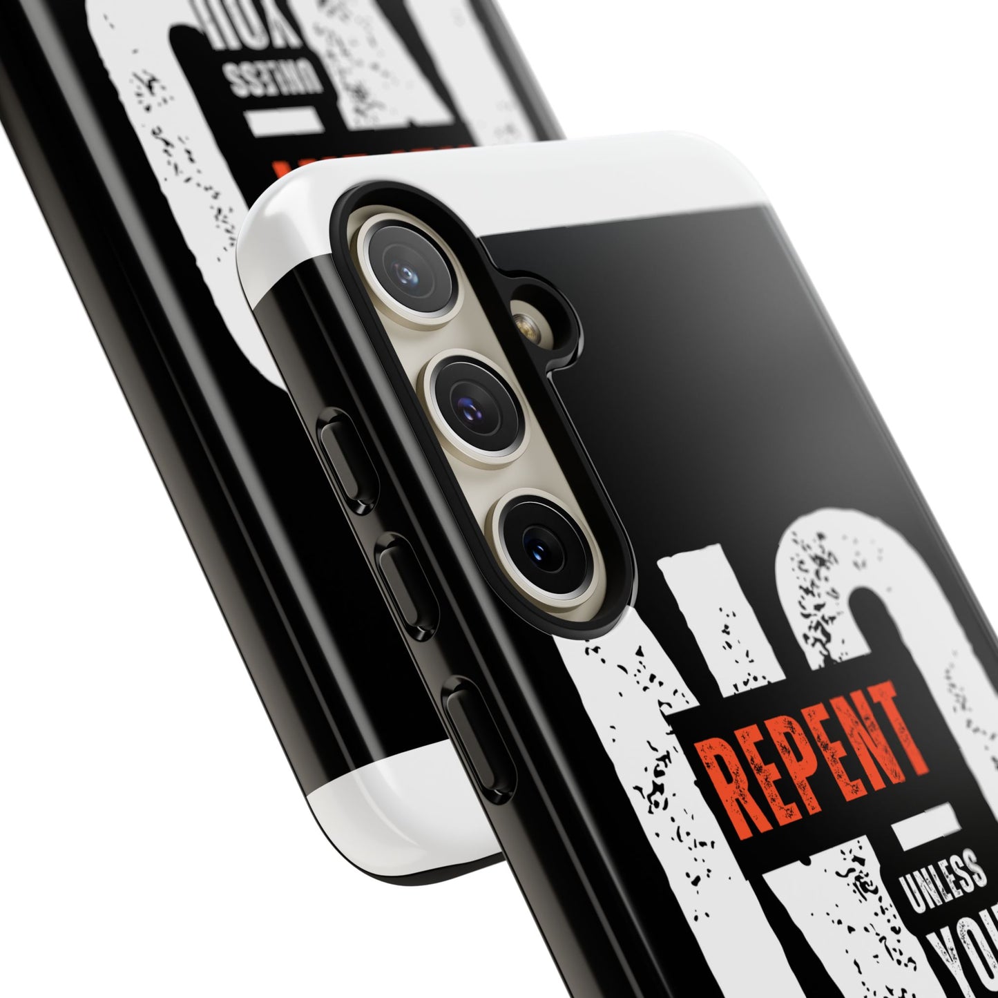 Repent Phone Case, Tough Phone Cover, Christian Gift, Scripture Phone Protector, Faith-Based Tech Accessory