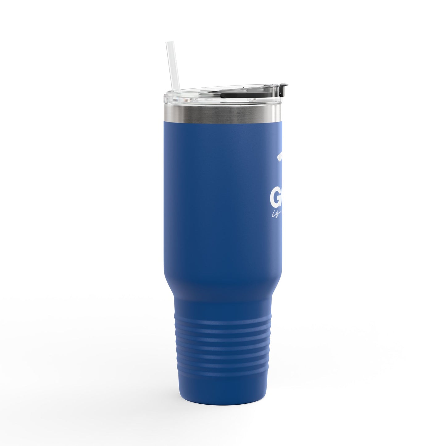 God is Love Insulated Travel Mug, Faith Travel Cup, Christian Coffee Mug, Religious Drinkware, Gift for Believers