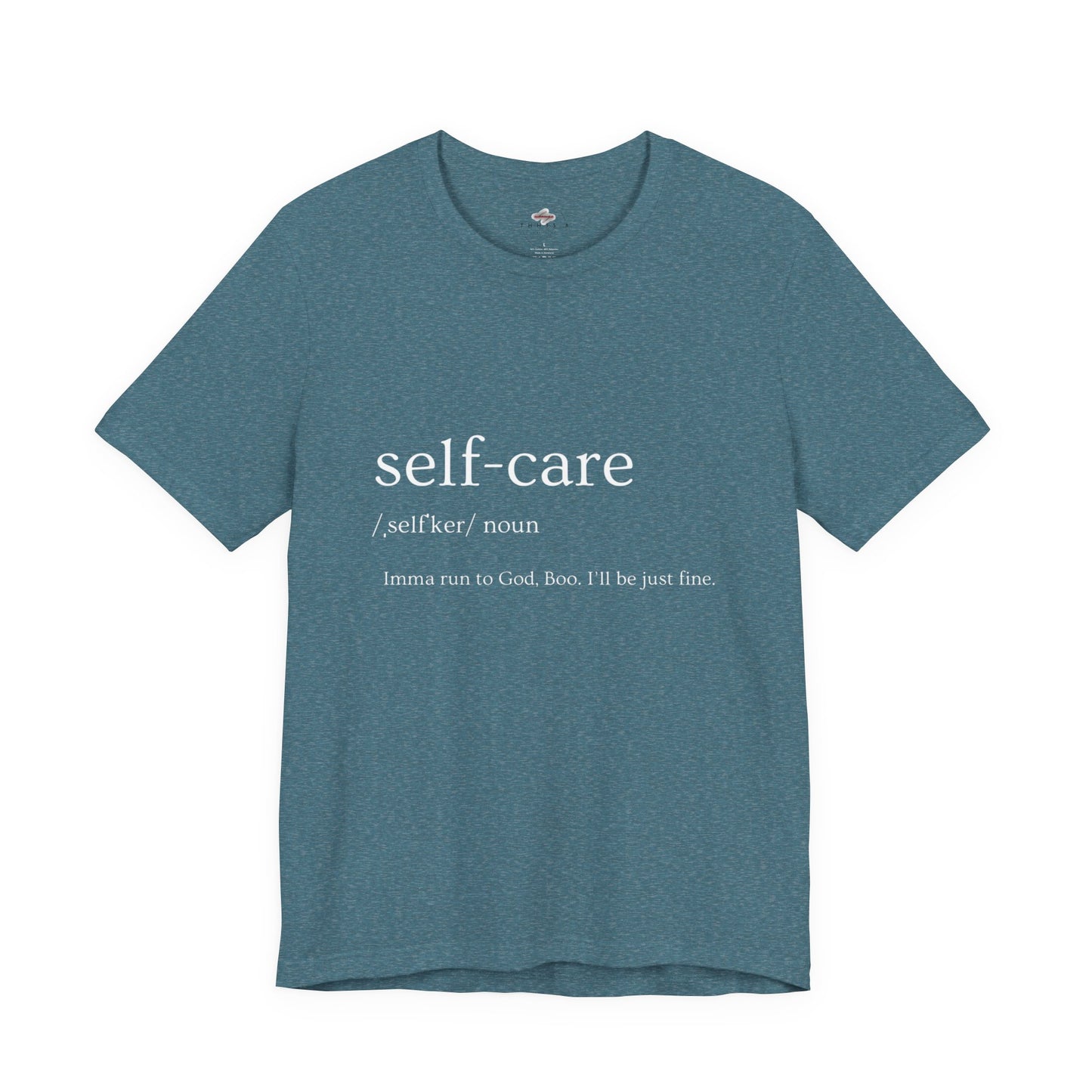 Self-Care Unisex Tee, Inspirational Shirt, Self-Love Gift, Motivational T-Shirt, Relaxation Wear, Wellness Apparel