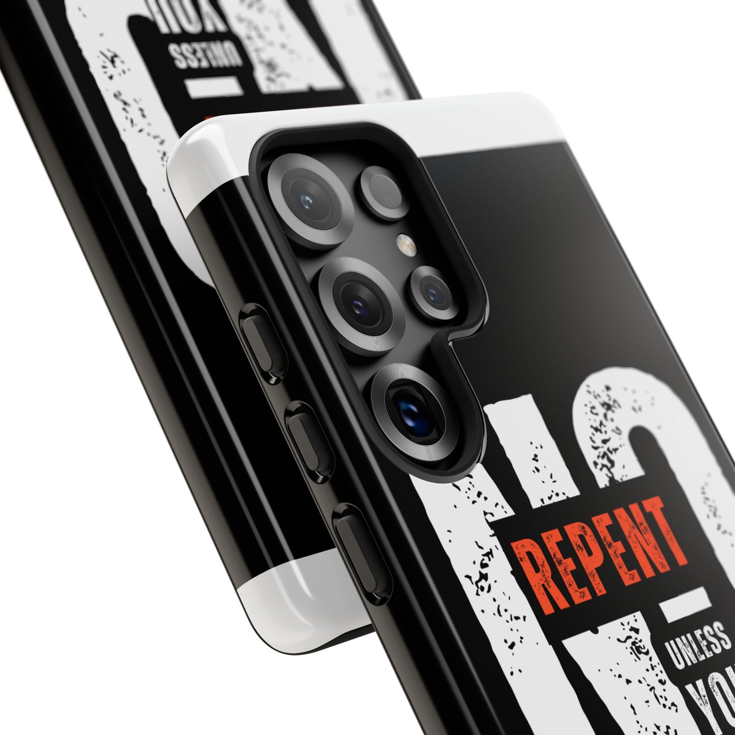 Repent Phone Case, Tough Phone Cover, Christian Gift, Scripture Phone Protector, Faith-Based Tech Accessory
