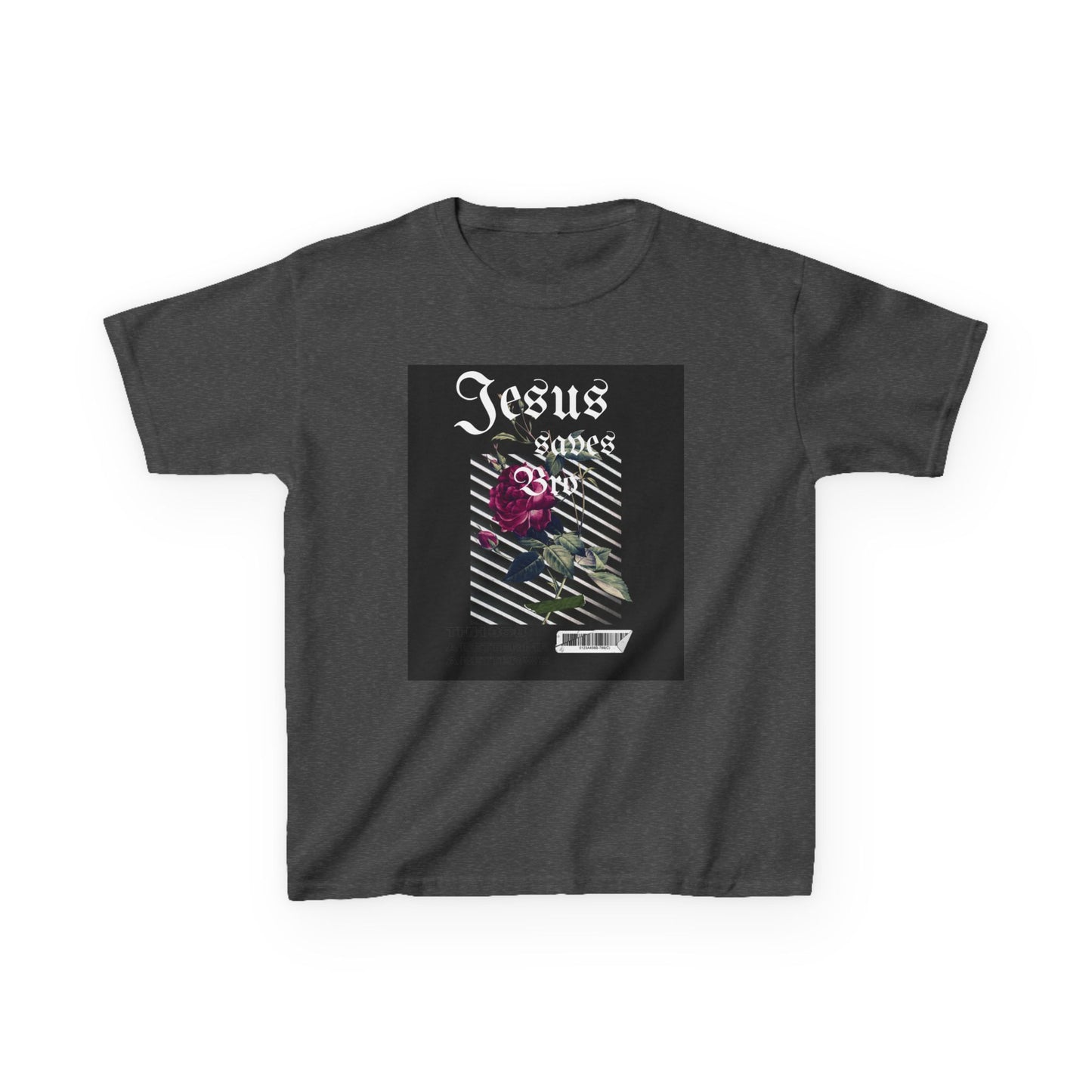 Jesus Saves Kids Heavy Cotton™ Tee, Christian Kids Shirt, Religious Tee, Faith-Based Apparel, Gift for Children