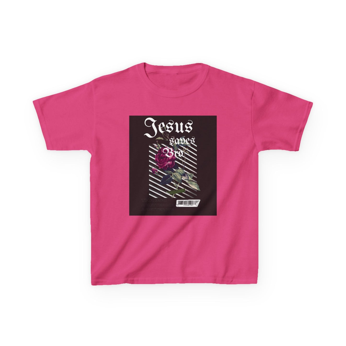 Jesus Saves Kids Heavy Cotton™ Tee, Christian Kids Shirt, Religious Tee, Faith-Based Apparel, Gift for Children