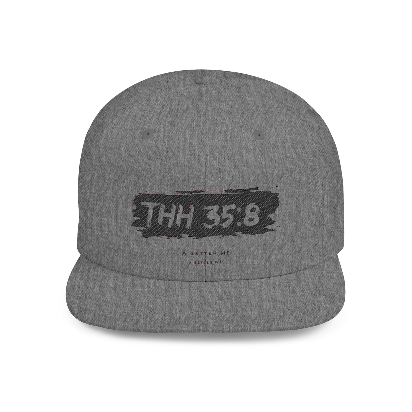 Flat Bill Snapback Hat, Faith-Inspired Cap, Stylish Snapback for Everyday Wear, Gift for Friends, Casual Headwear