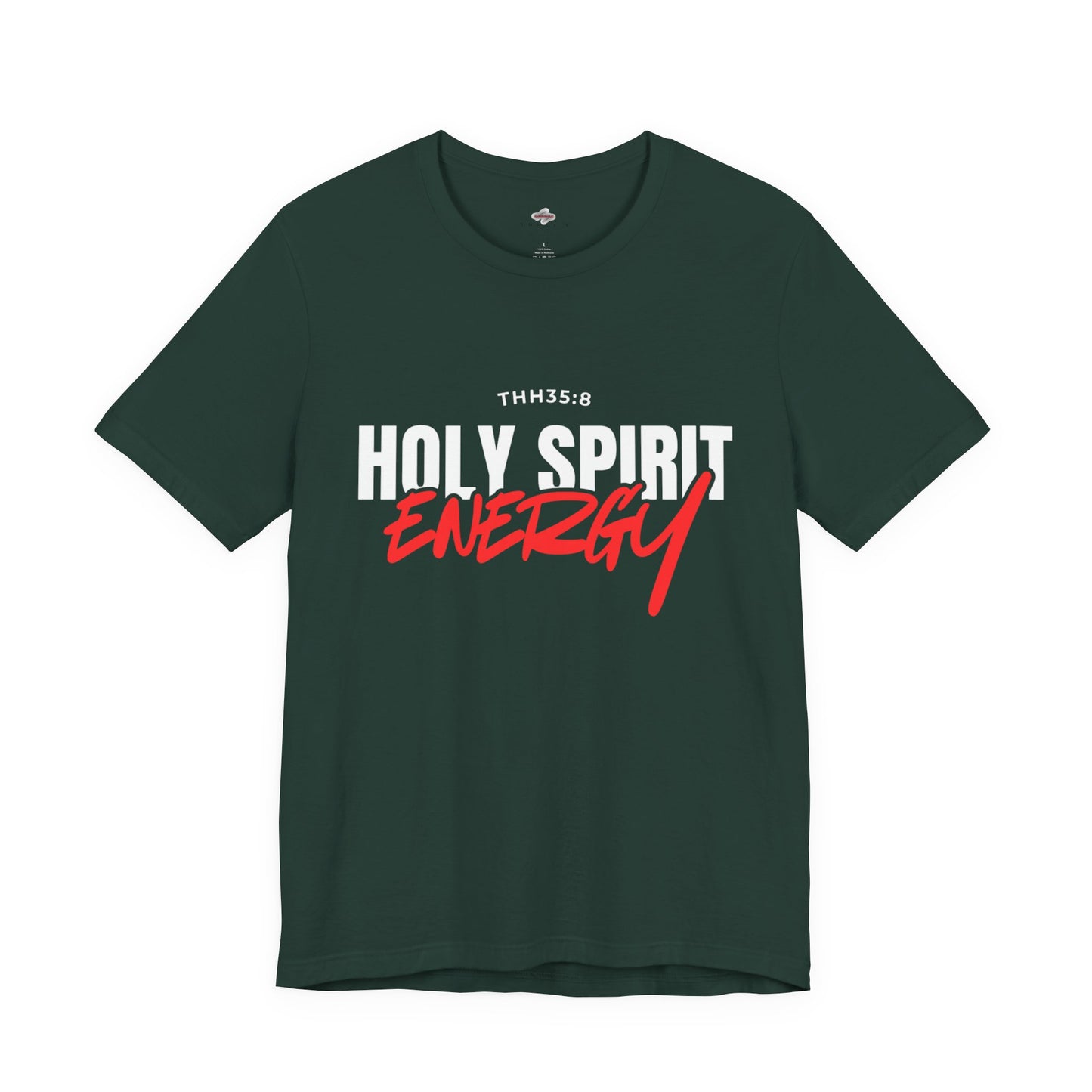 Holy Spirit Energy Tee | Faith-Inspired Unisex Jersey Tee, Christian Shirt for Everyday Wear, Spiritual Gift, Casual Outfit