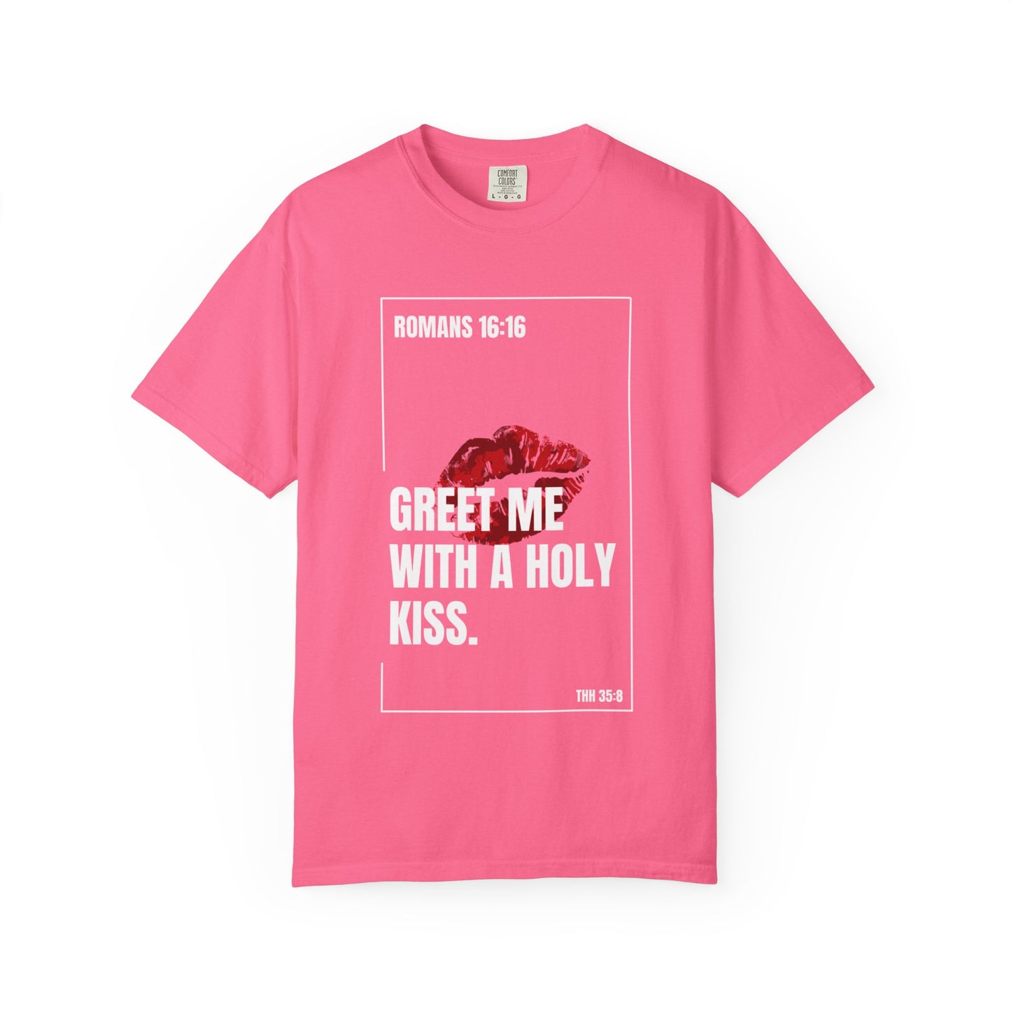 Kiss-Print Unisex T-Shirt, Casual Wear, Gift for Her, Valentine’s Day, Fashion Tee, Soft Cotton Shirt, Everyday Style