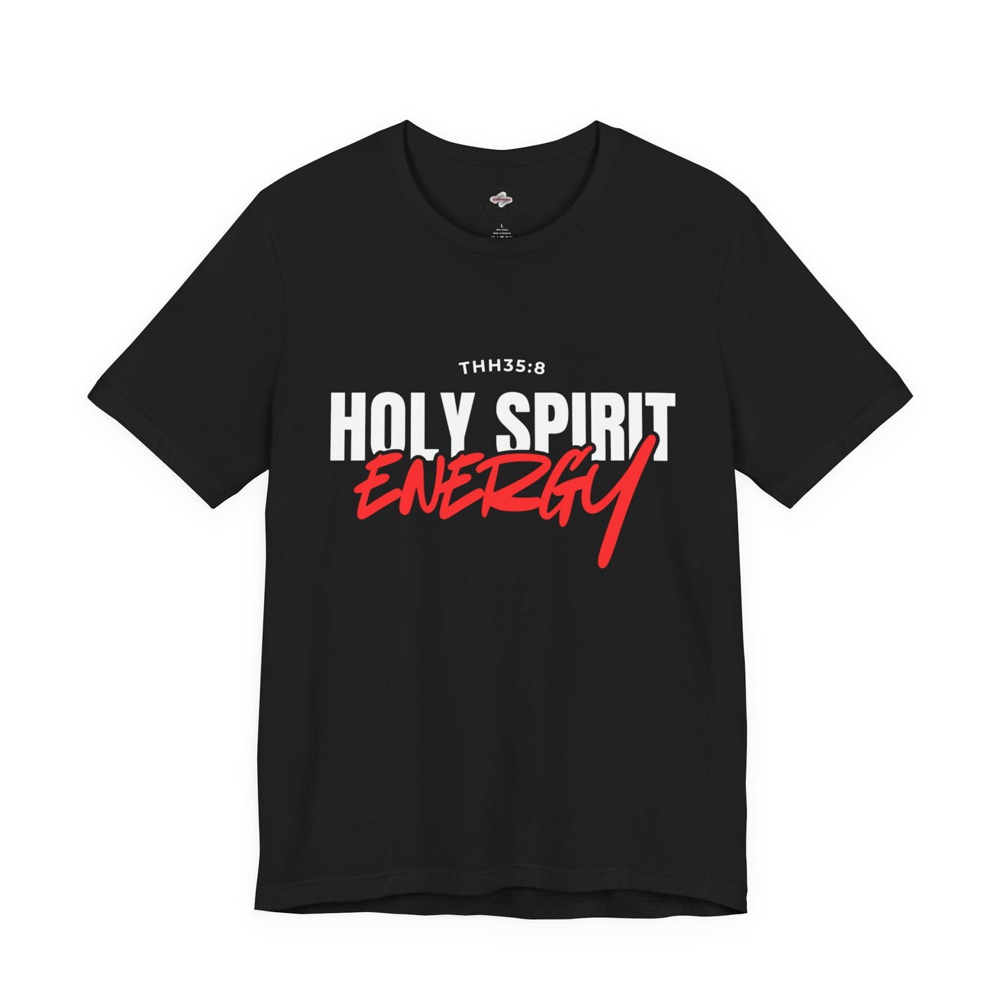 Holy Spirit Energy Tee | Faith-Inspired Unisex Jersey Tee, Christian Shirt for Everyday Wear, Spiritual Gift, Casual Outfit