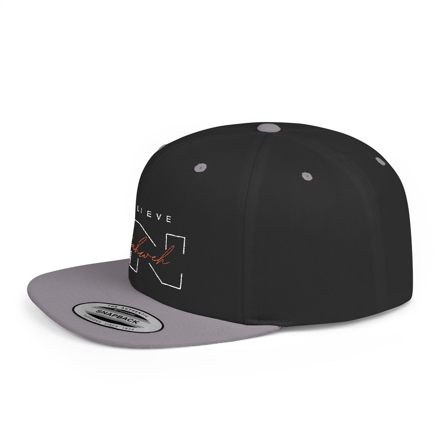 Believe Flat Bill Snapback Cap - Stylish Baseball Hat, Perfect for Casual Outfits, Gifts for Him or Her, Statement Accessory, Trendy [...]