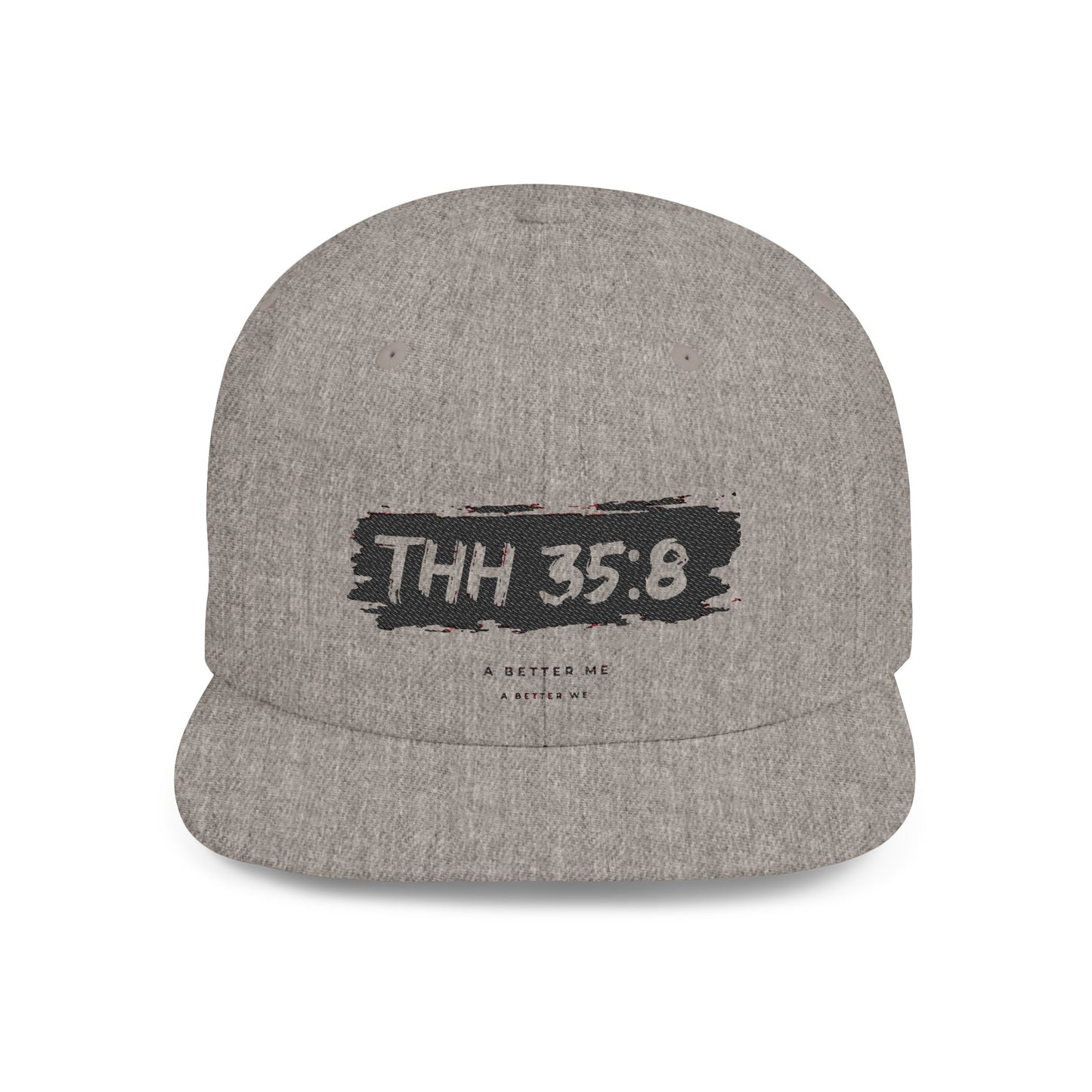 Flat Bill Snapback Hat, Faith-Inspired Cap, Stylish Snapback for Everyday Wear, Gift for Friends, Casual Headwear