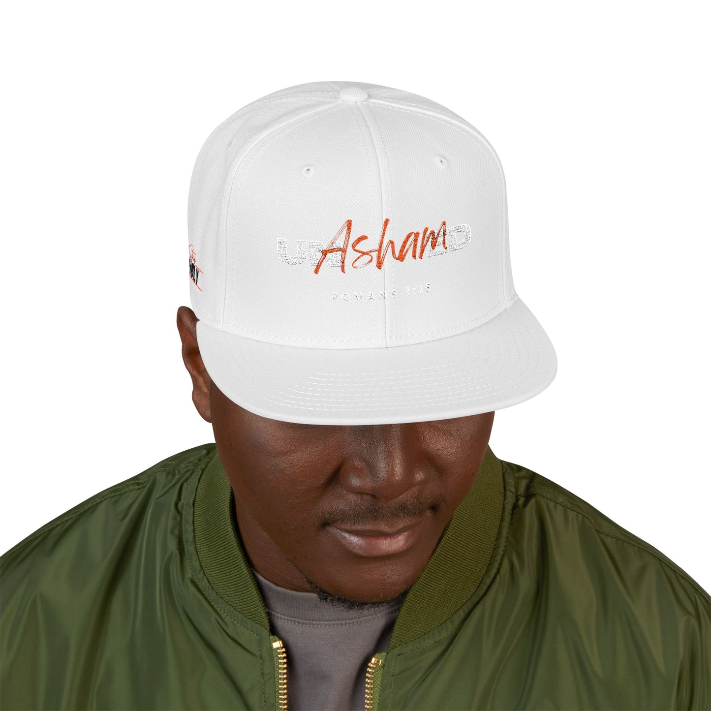 Stylish Embroidered Snapback Hat, Streetwear Cap, Gift for Him, Casual Fashion Accessory, Unisex Headwear