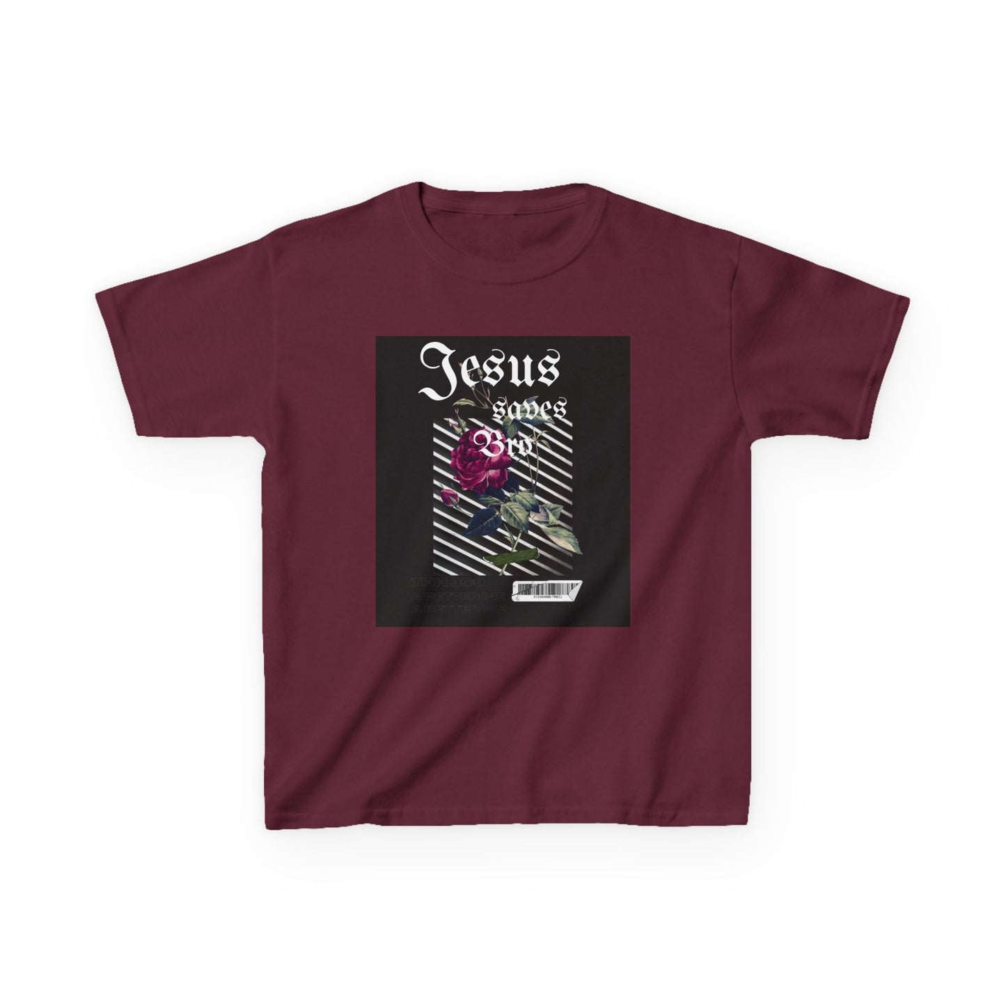 Jesus Saves Kids Heavy Cotton™ Tee, Christian Kids Shirt, Religious Tee, Faith-Based Apparel, Gift for Children
