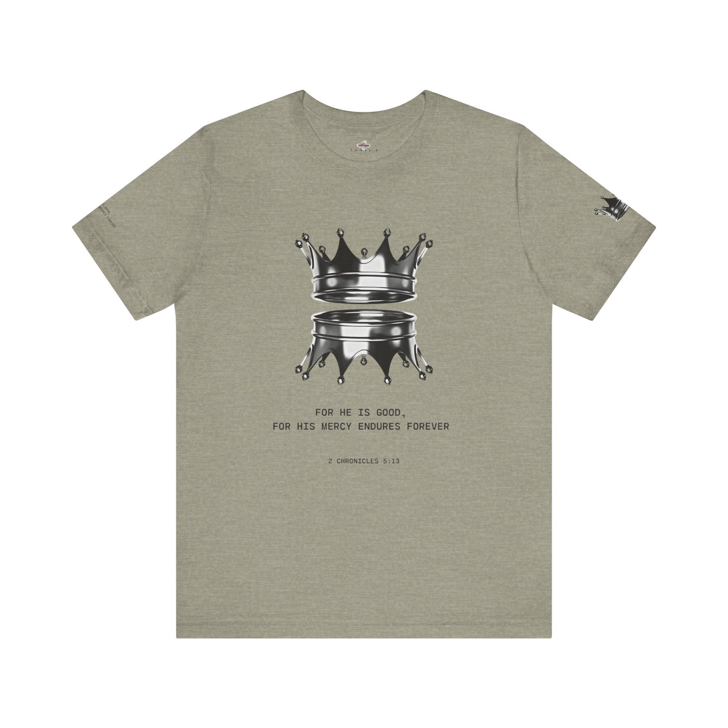 Crown Design Tee - Faith Inspired Shirt, Unisex T-Shirt, Casual Wear, Gift for Him/Her, Church Event Apparel