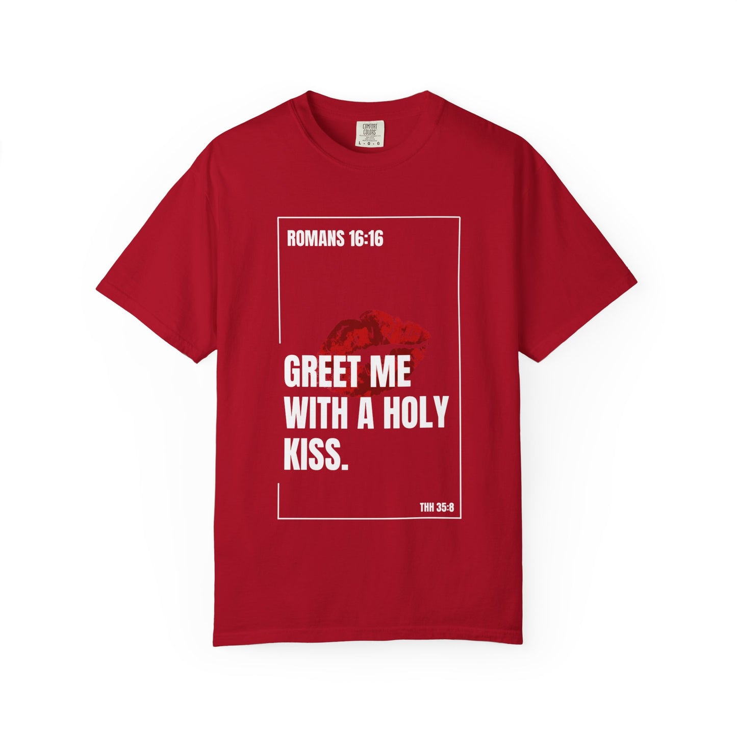 Kiss-Print Unisex T-Shirt, Casual Wear, Gift for Her, Valentine’s Day, Fashion Tee, Soft Cotton Shirt, Everyday Style