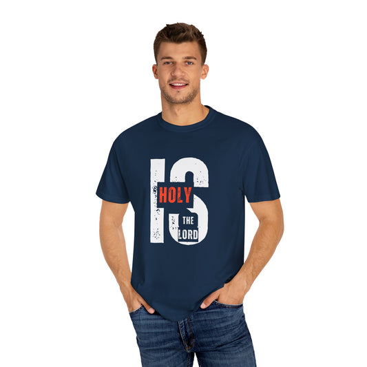 Christian Inspirational T-Shirt - Holy is the Lord, Faith Apparel, Unisex Gift for Believers, Sunday Service Wear, Casual Christian Outfit