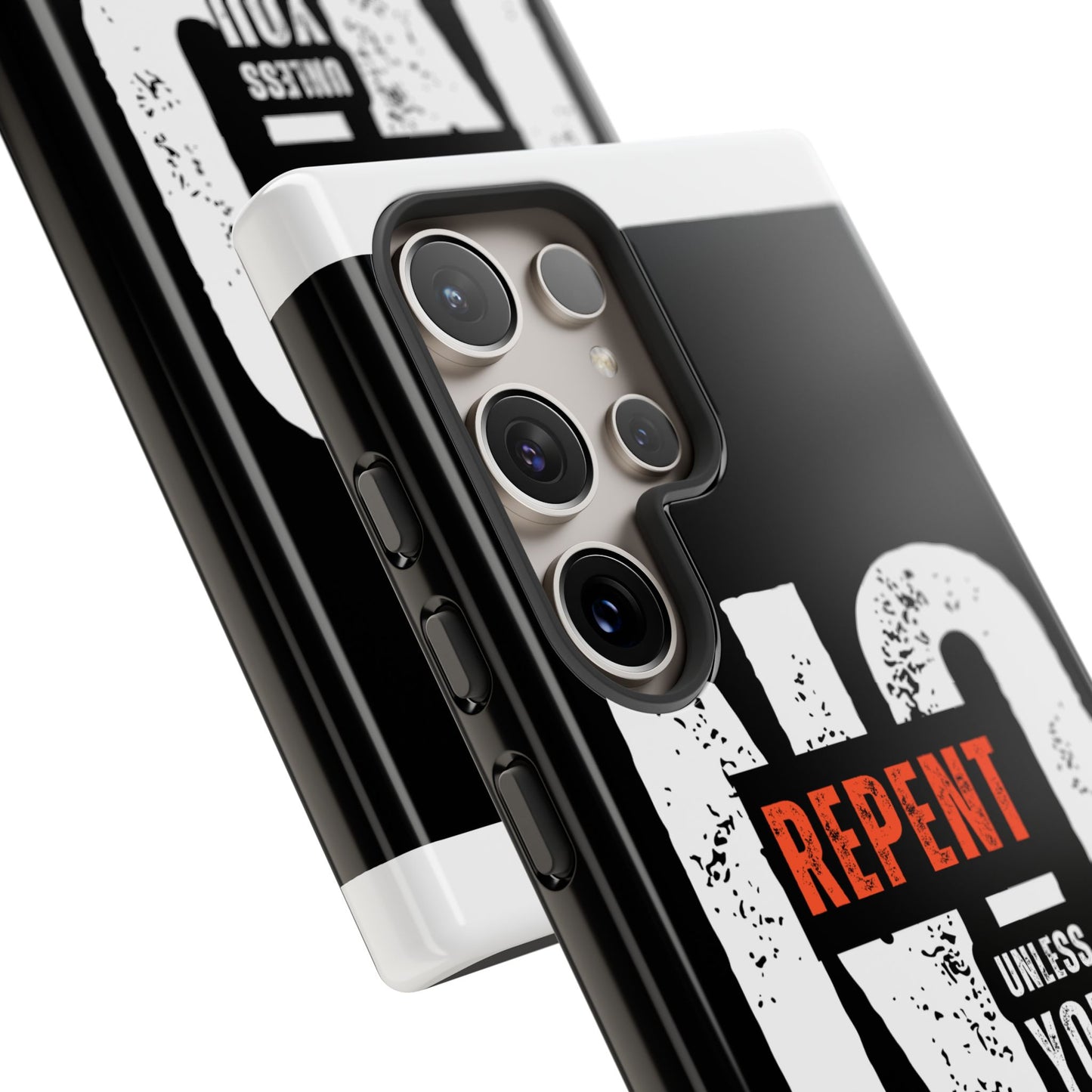 Repent Phone Case, Tough Phone Cover, Christian Gift, Scripture Phone Protector, Faith-Based Tech Accessory