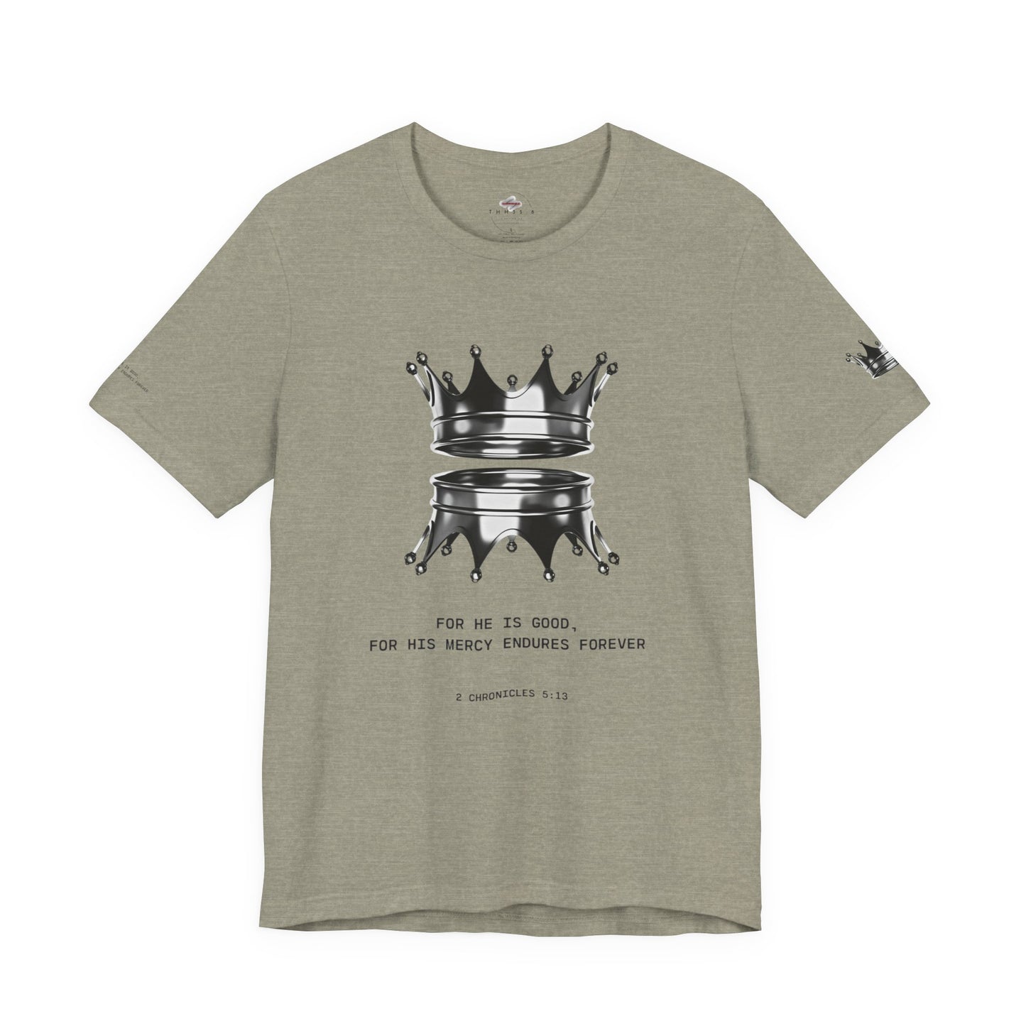 Crown Design Tee - Faith Inspired Shirt, Unisex T-Shirt, Casual Wear, Gift for Him/Her, Church Event Apparel