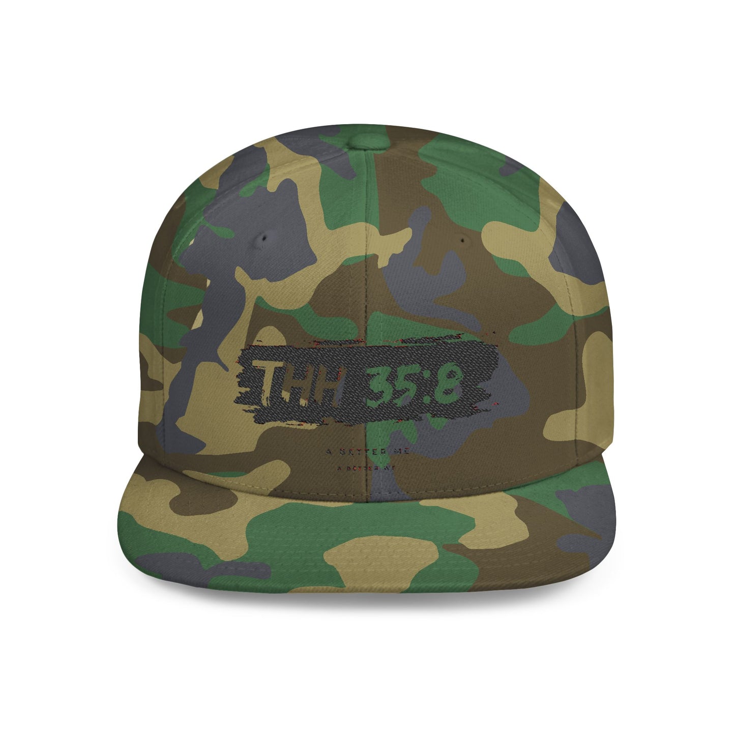 Flat Bill Snapback Hat, Faith-Inspired Cap, Stylish Snapback for Everyday Wear, Gift for Friends, Casual Headwear