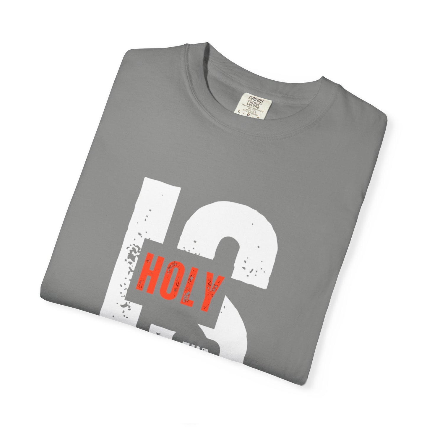 Christian Inspirational T-Shirt - Holy is the Lord, Faith Apparel, Unisex Gift for Believers, Sunday Service Wear, Casual Christian Outfit