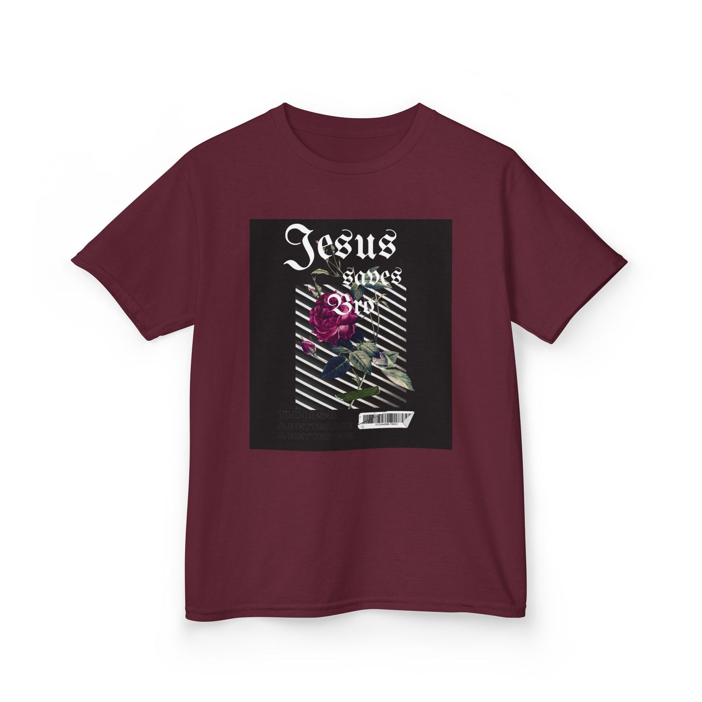 Jesus Saves Kids Heavy Cotton™ Tee, Christian Kids Shirt, Religious Tee, Faith-Based Apparel, Gift for Children