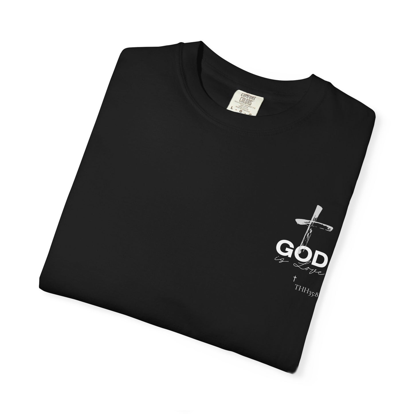 Inspirational Unisex T-Shirt - God is For Me, Faith-Based Apparel, Perfect Gift for Spiritual Occasions, Christian Garment-Dyed Shirt