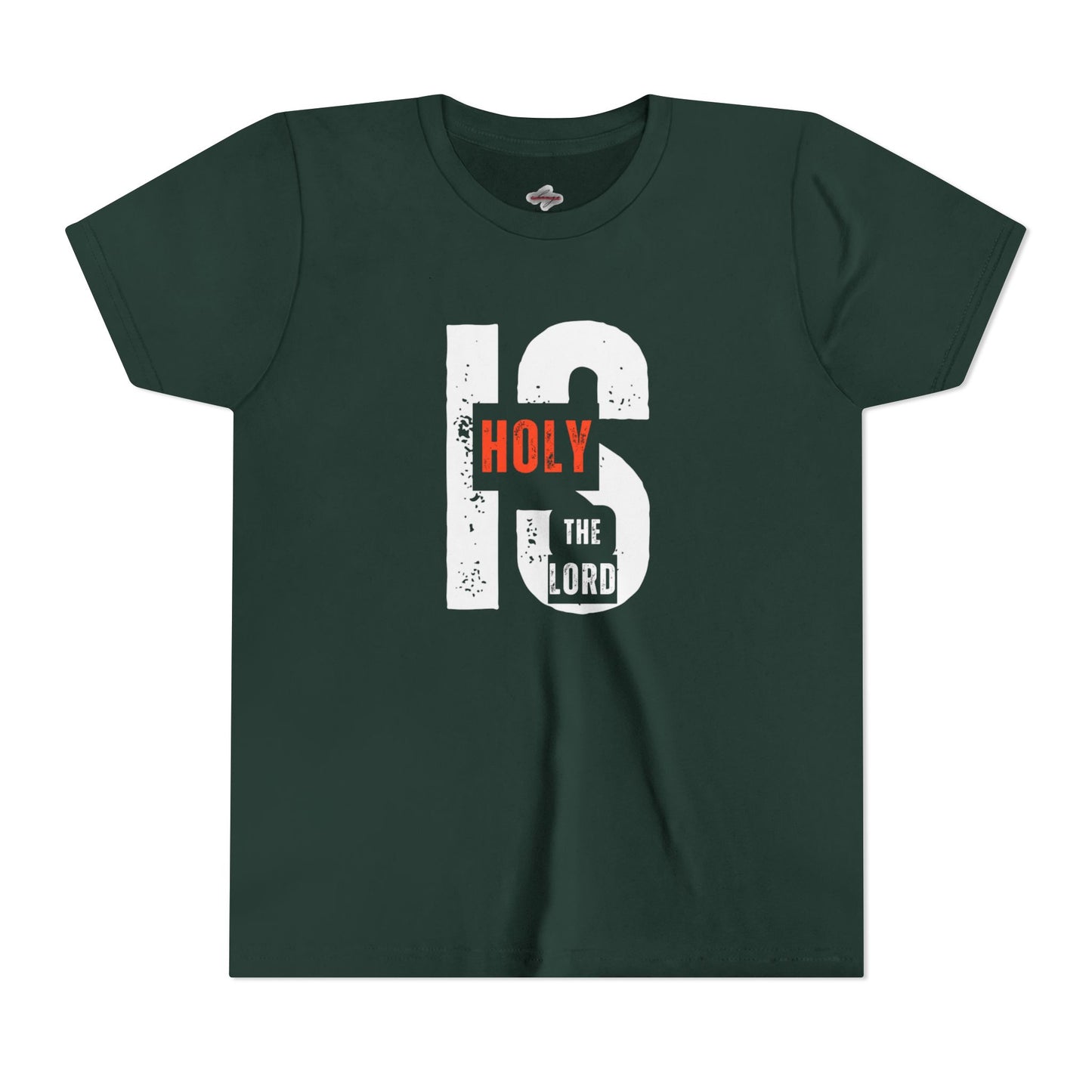Holy is the Lord Youth Short Sleeve Tee - Faith-Based Shirt, Inspirational Gift, Christian Apparel, Youth T-Shirt, Church Outfit